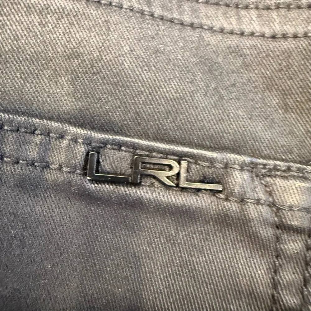 LRL Ralph Lauren Women’s Jeans Sz 10 Black Modern Wax Coated Leather-like NWOT